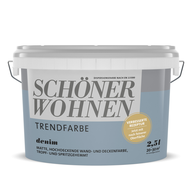 Bild von Trendfarbe 'Denim' jeansblau matt 2,5 l