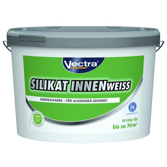 Vectra Silikat-Wandfarbe weiß matt 10 l