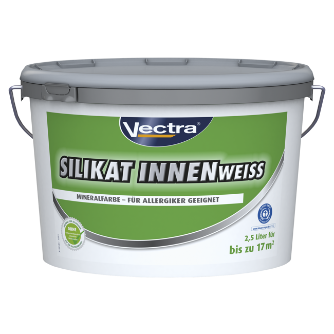 Bild von Silikat-Wandfarbe weiß matt 2,5 l