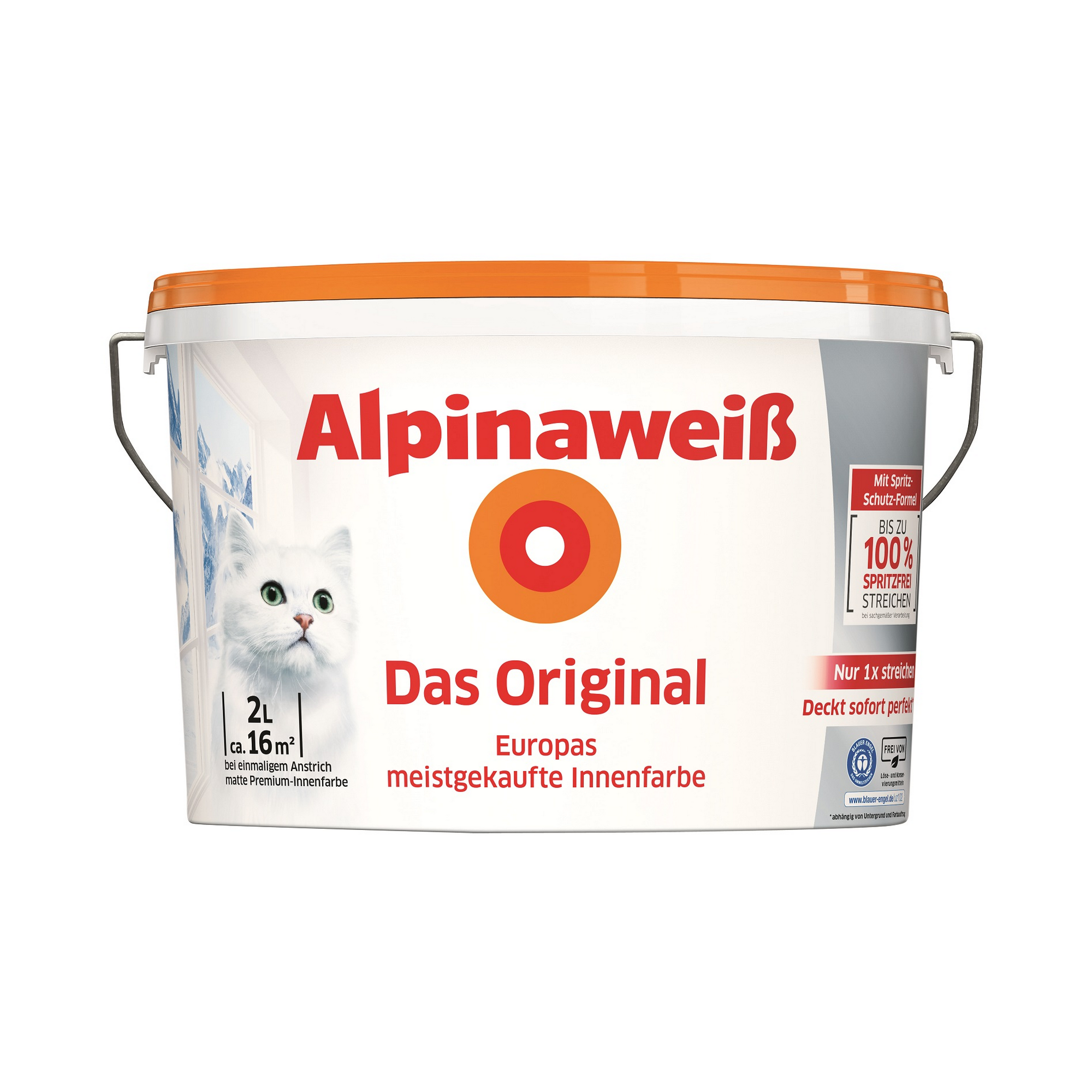 Innenfarbe 'Alpinaweiß' matt 2 l + product picture