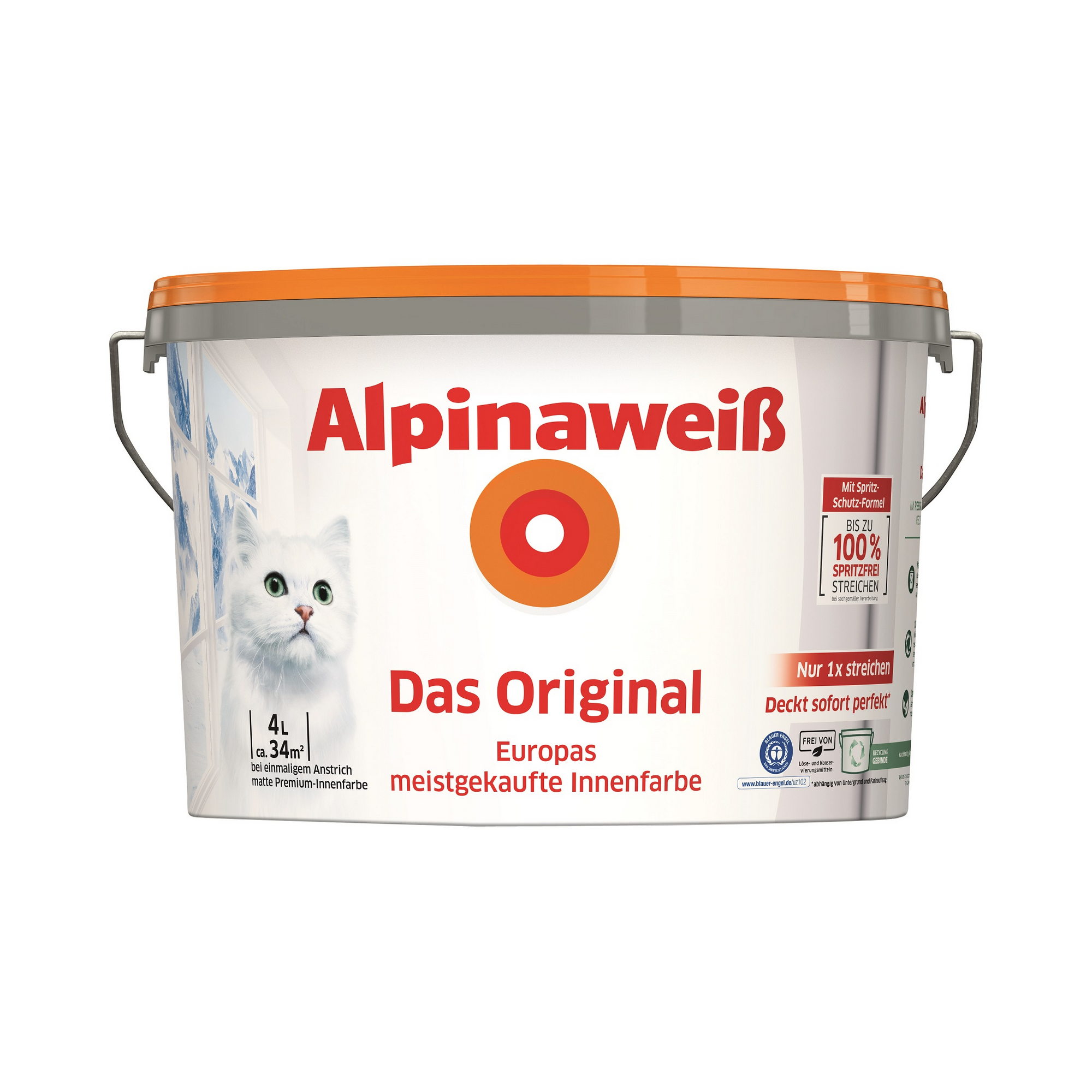 Innenfarbe 'Alpinaweiß' matt 4 l + product picture