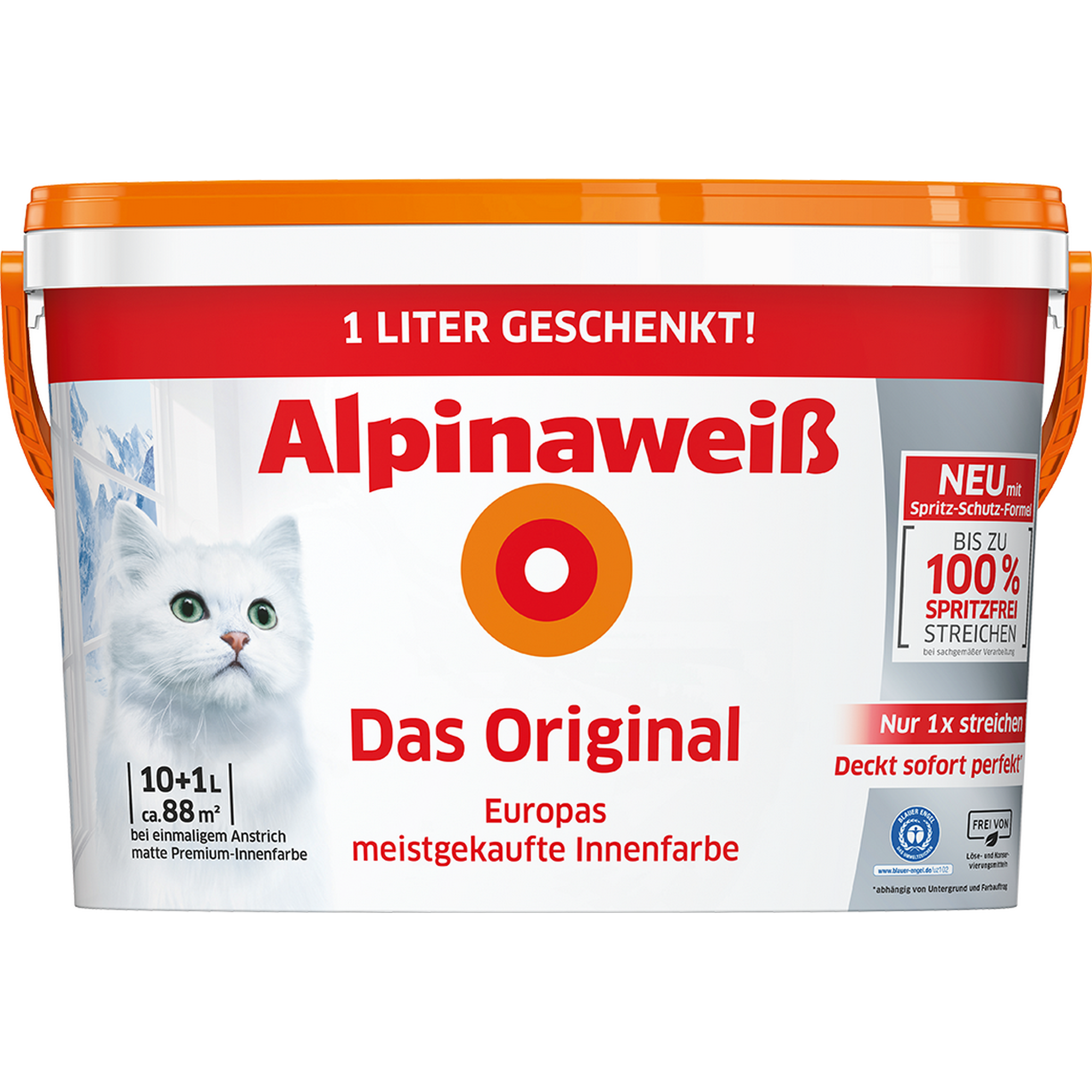 Innenfarbe 'Alpinaweiß' matt 11 l + product picture