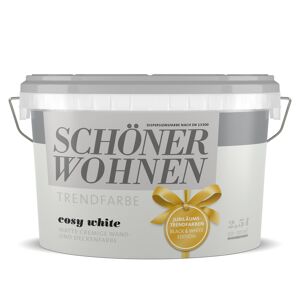 Trendfarbe 'Cosy White' weiß matt 2,5 l