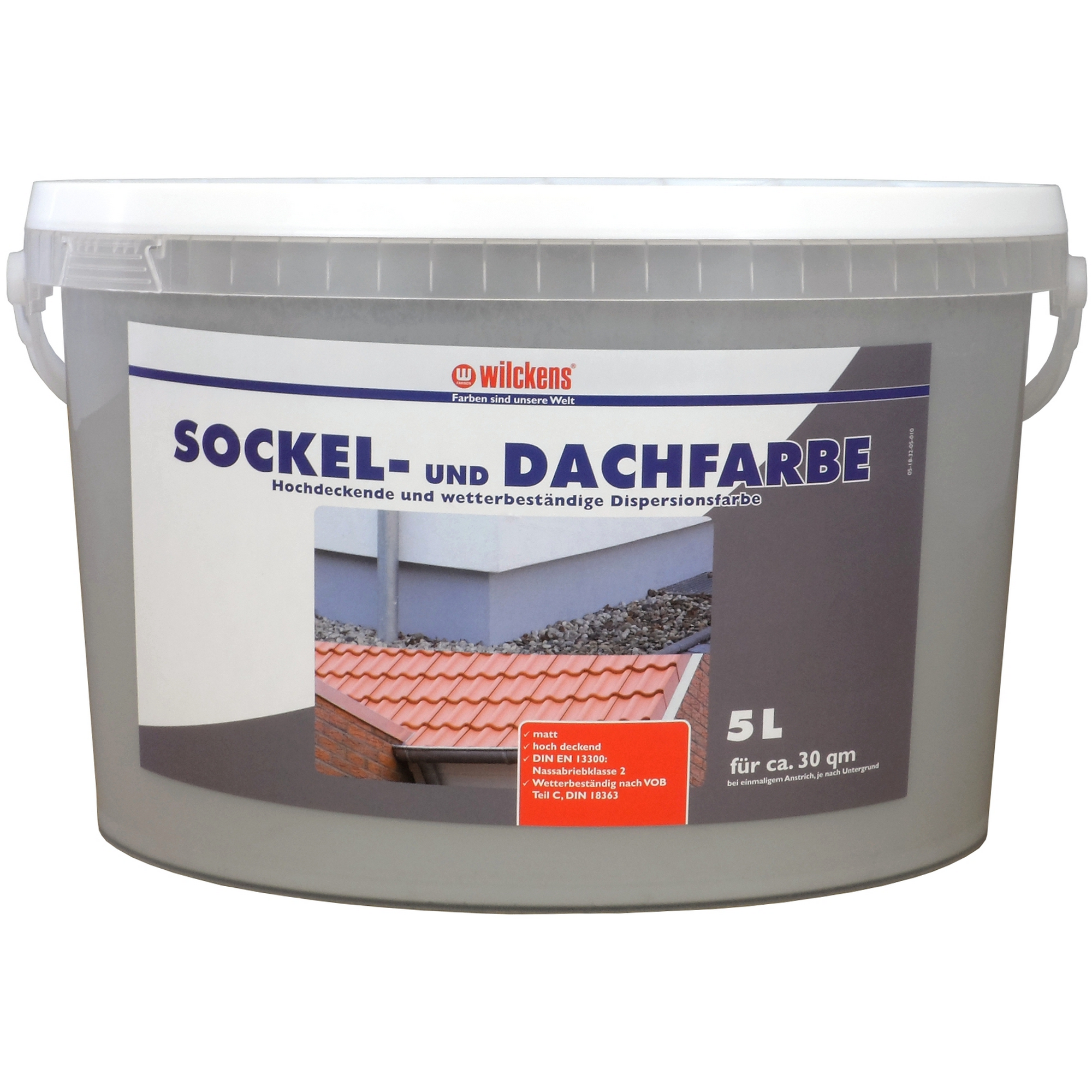 Sockel- & Dachfarbe steingrau matt 5 l + product picture