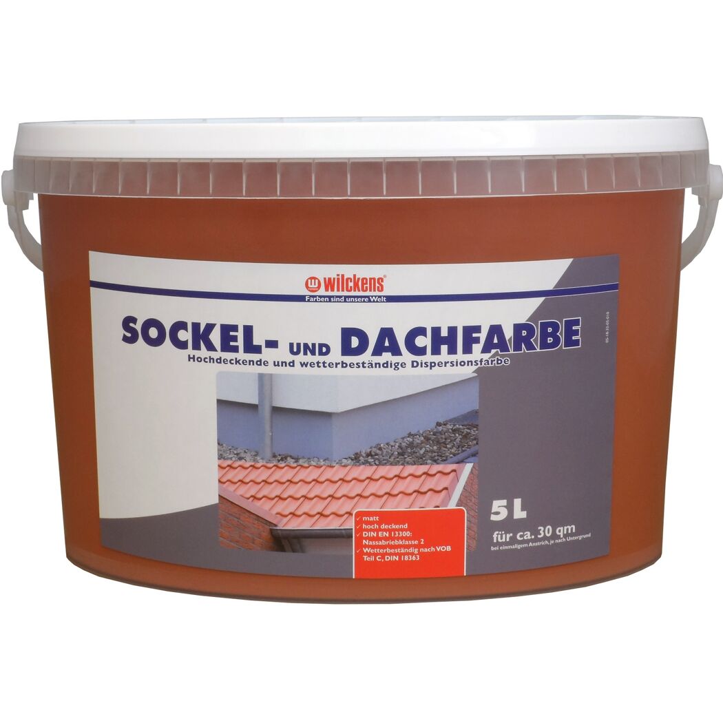 Eimer mit Sockel- und Dachfarbe von Wilckens, 5 l