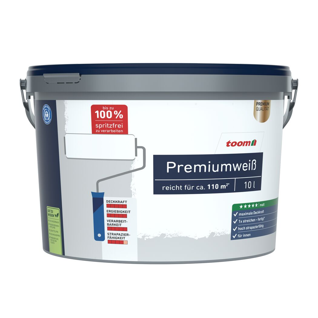 Premiumweiß matt 10 l