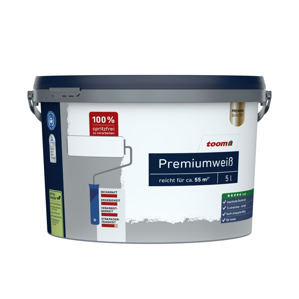 Premiumweiß matt 5 l