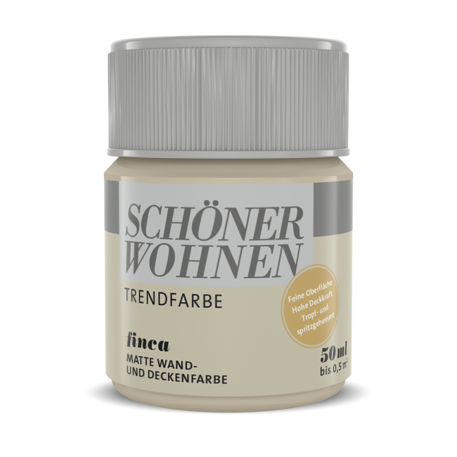 Bild von Trendfarbe 'Finca' beige matt 50 ml