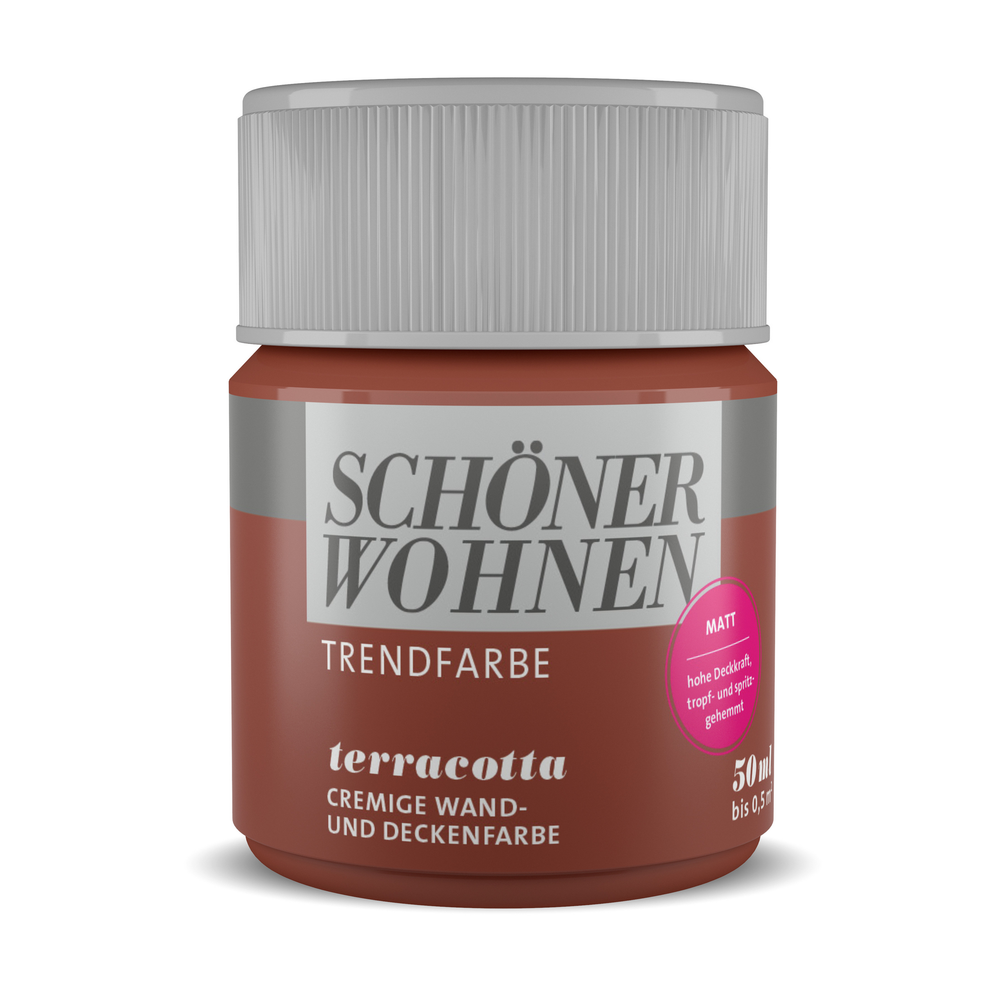 Trendfarbe 'Terracotta' rot braun matt 50 ml + product picture