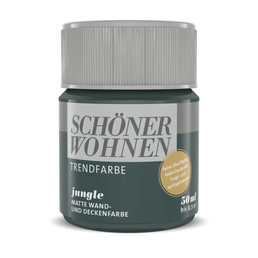 Schöner Wohnen Trendfarbe Jungle, 50 ml Dose
