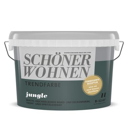 2. Bild von Trendfarbe 'Jungle' graugrün matt 1 l