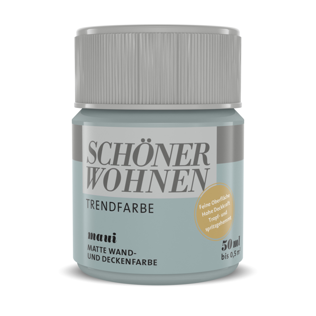 Bild von Trendfarbe 'Maui' blaugrau matt 50 ml