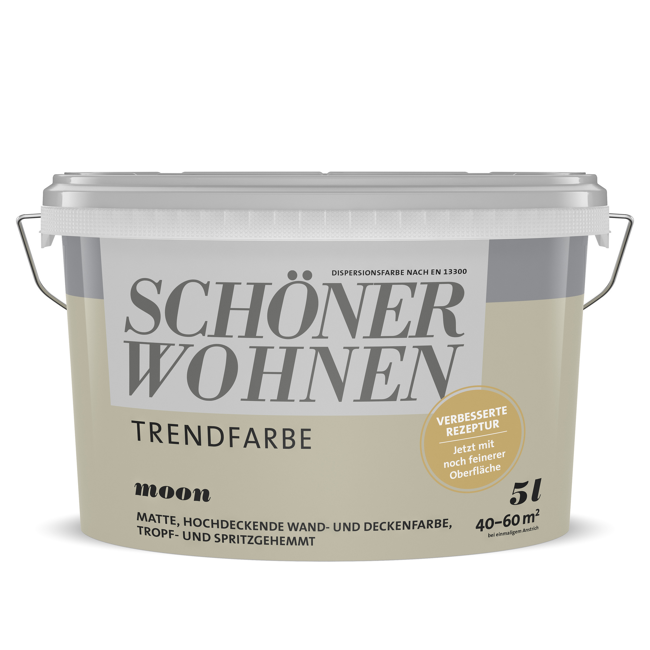 Bild von Trendfarbe 'Moon' beigegrau matt 5 l