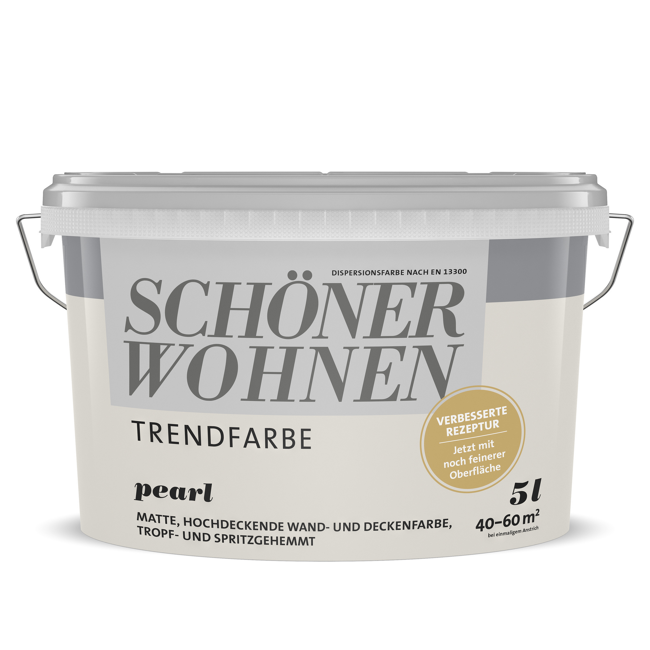 Bild von Trendfarbe 'Pearl' perlweiß matt 5 l