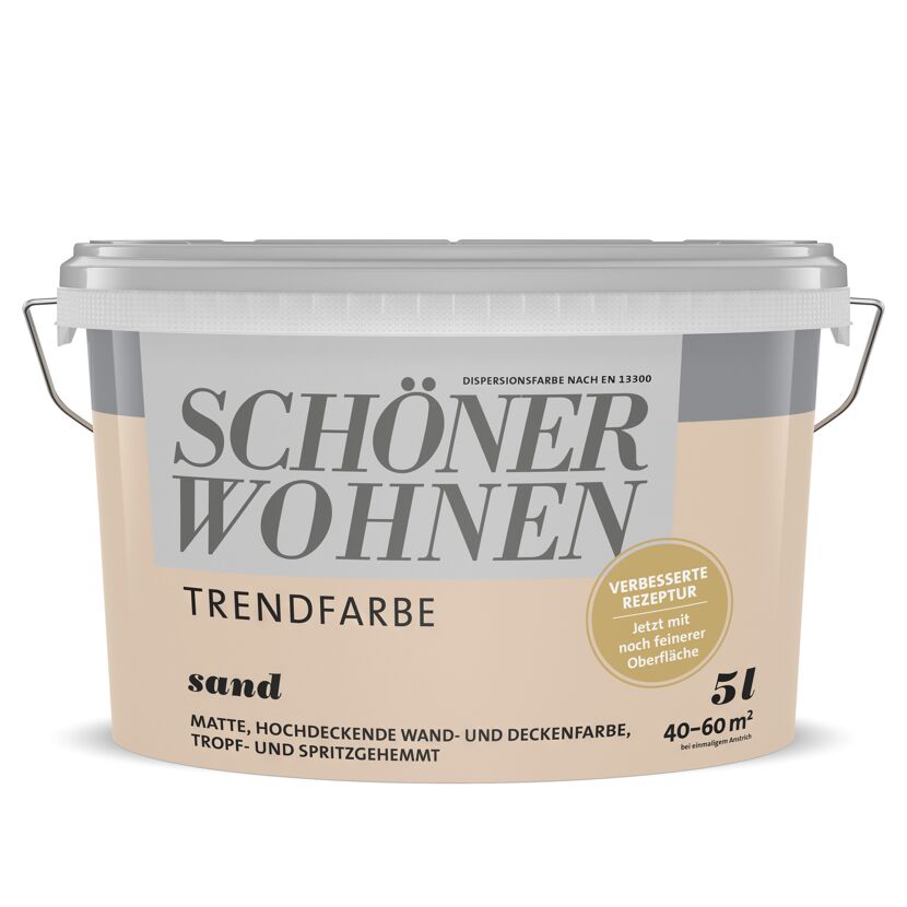5l Eimer SCHÖNER WOHNEN Trendfarbe Sand