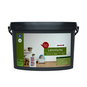 Lehmfarbe weiß matt 5 l
