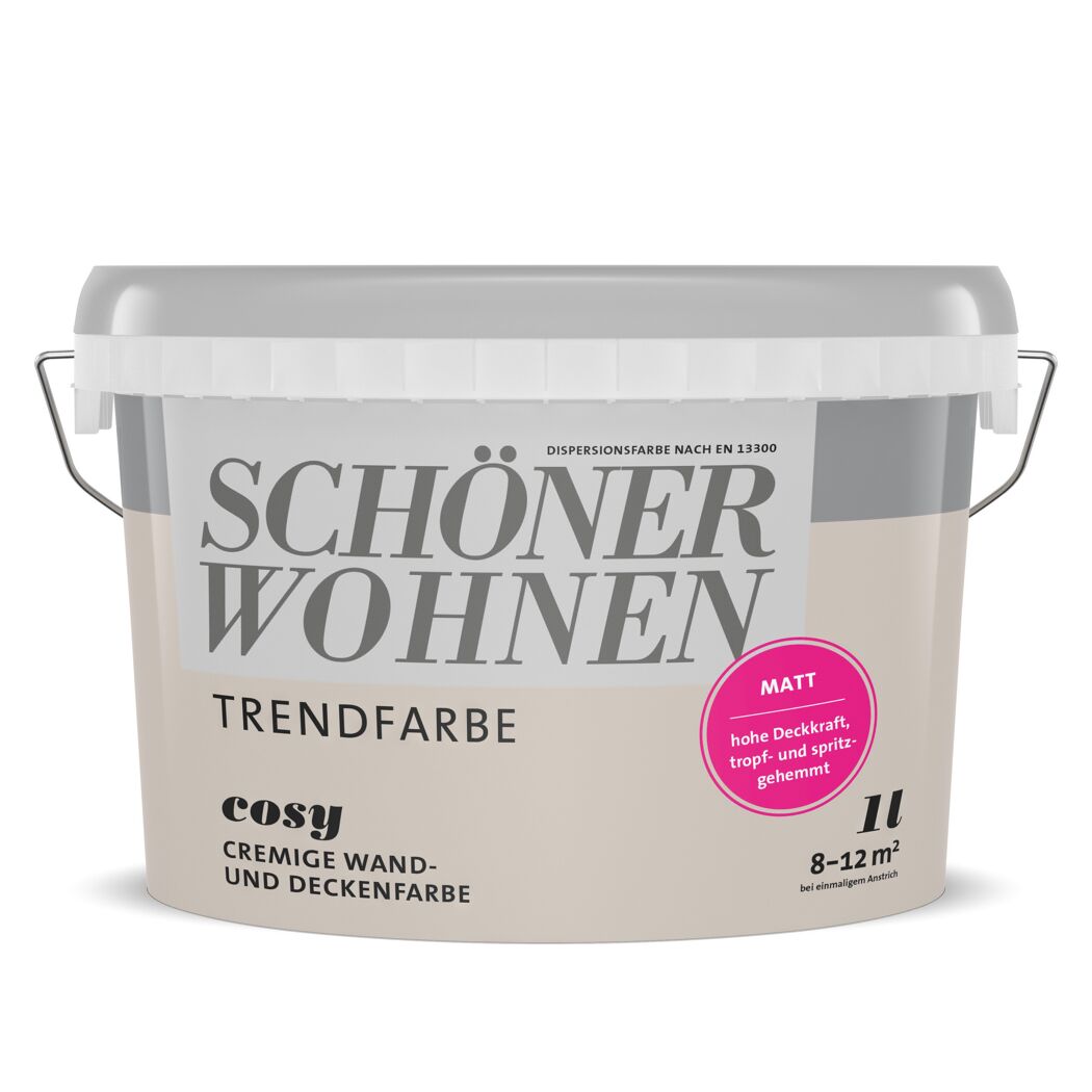 Eimer mit Schöner Wohnen Trendfarbe Cosy