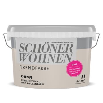 Eimer mit Schöner Wohnen Trendfarbe Cosy