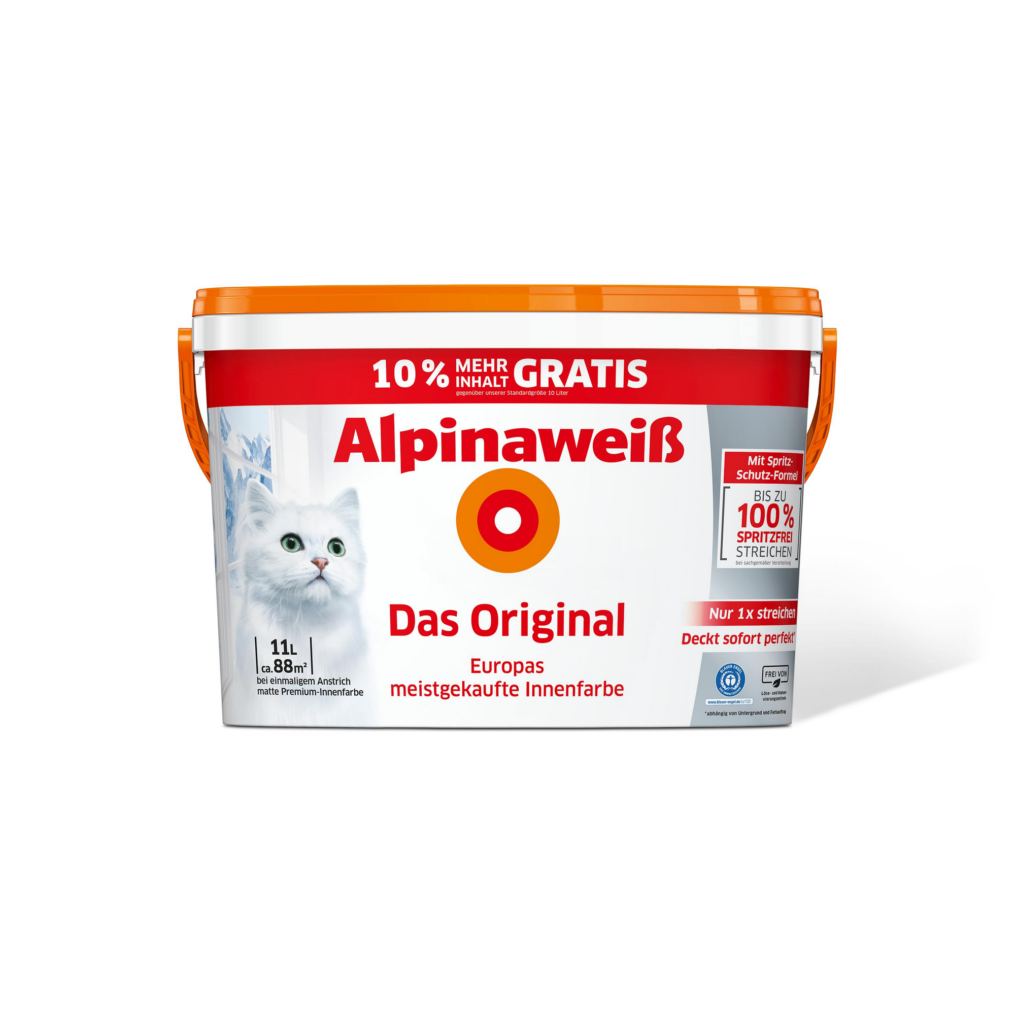 Innenfarbe 'Alpinaweiß' matt 11 l + product picture