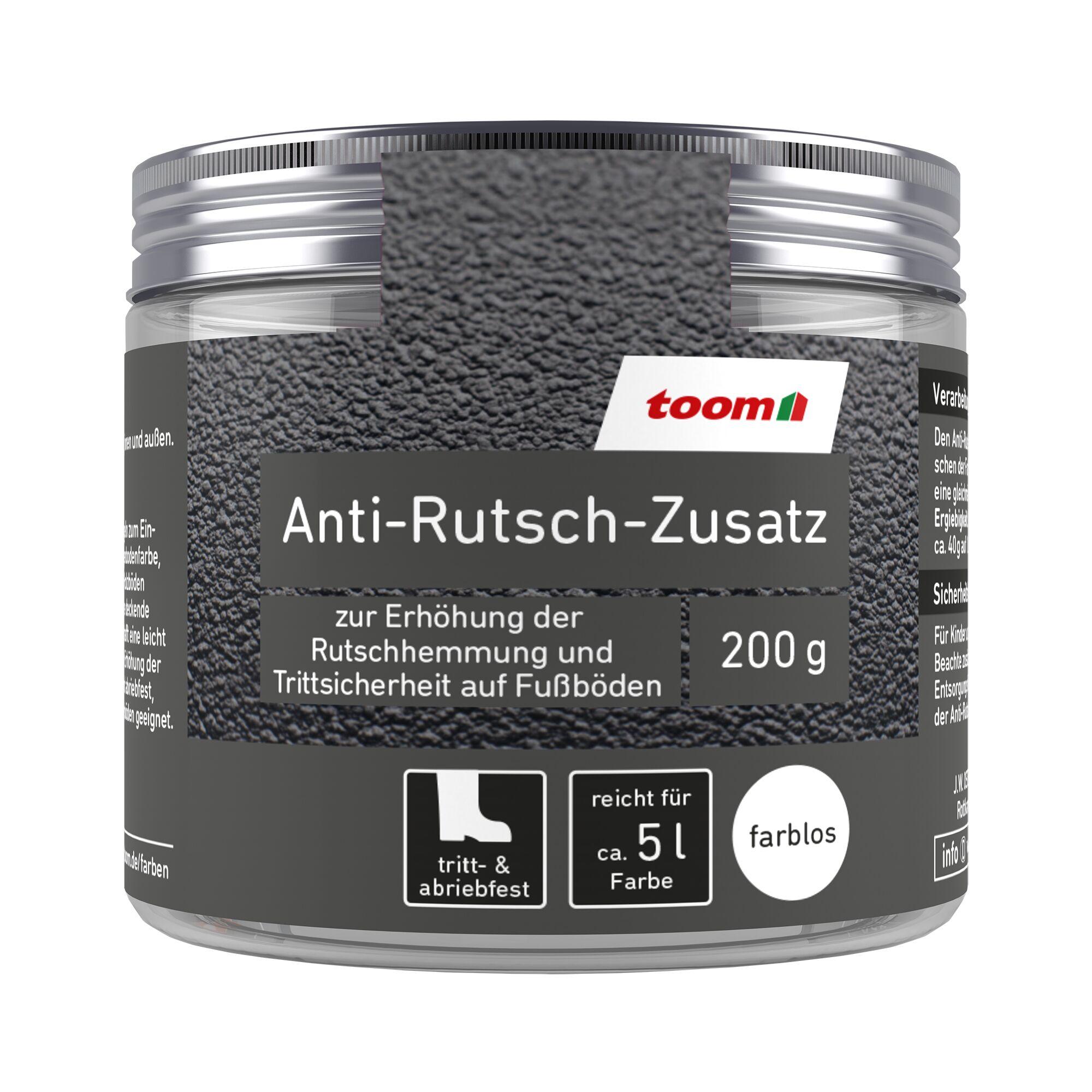 toom Anti-Rutsch-Zusatz, 200 g, farblos