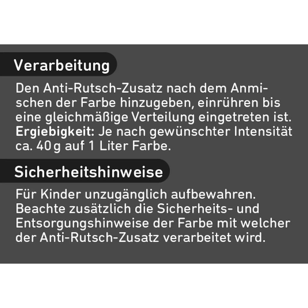 Anti-Rutsch Zusatz transparent 200 g