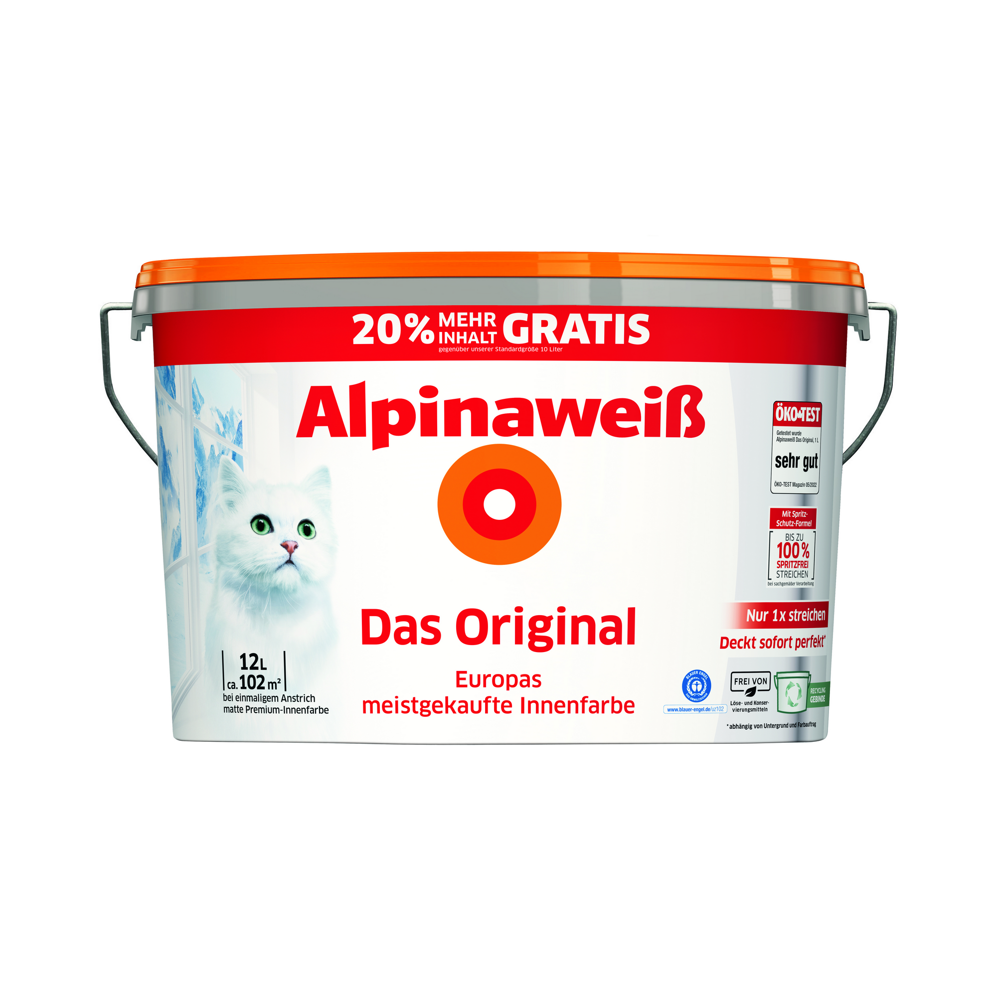 Innenfarbe 'Alpinaweiß' matt 12 l + product picture