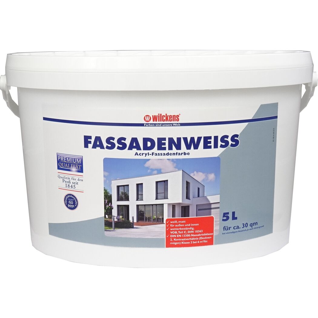 Wilckens Fassadenweiss 5l Eimer