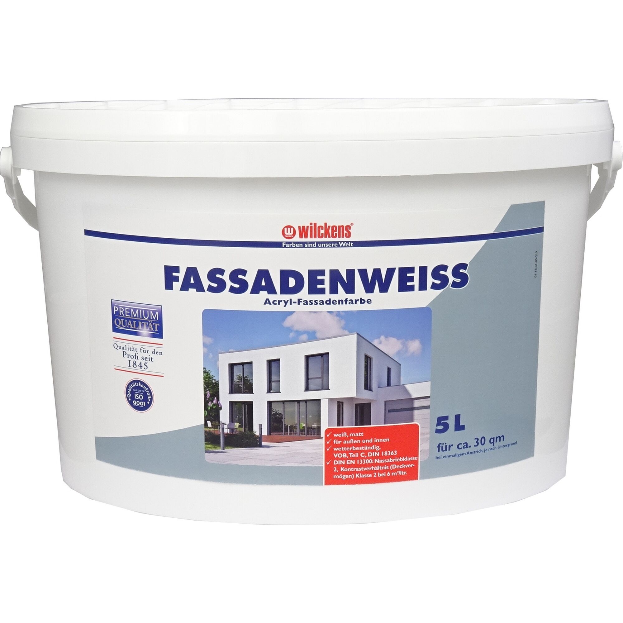 Wilckens Fassadenweiss 5l Eimer