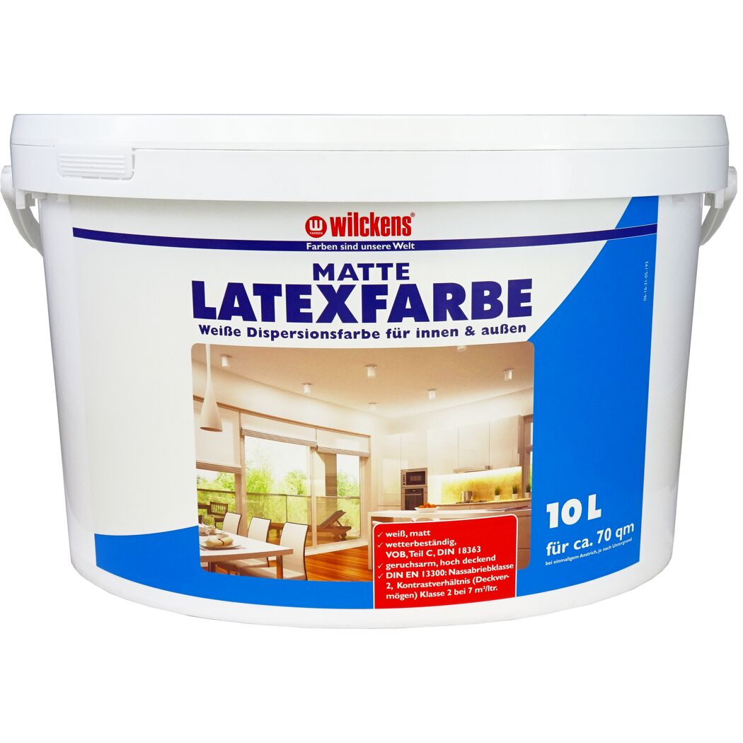 Wilckens Matte Latexfarbe, 10l Eimer