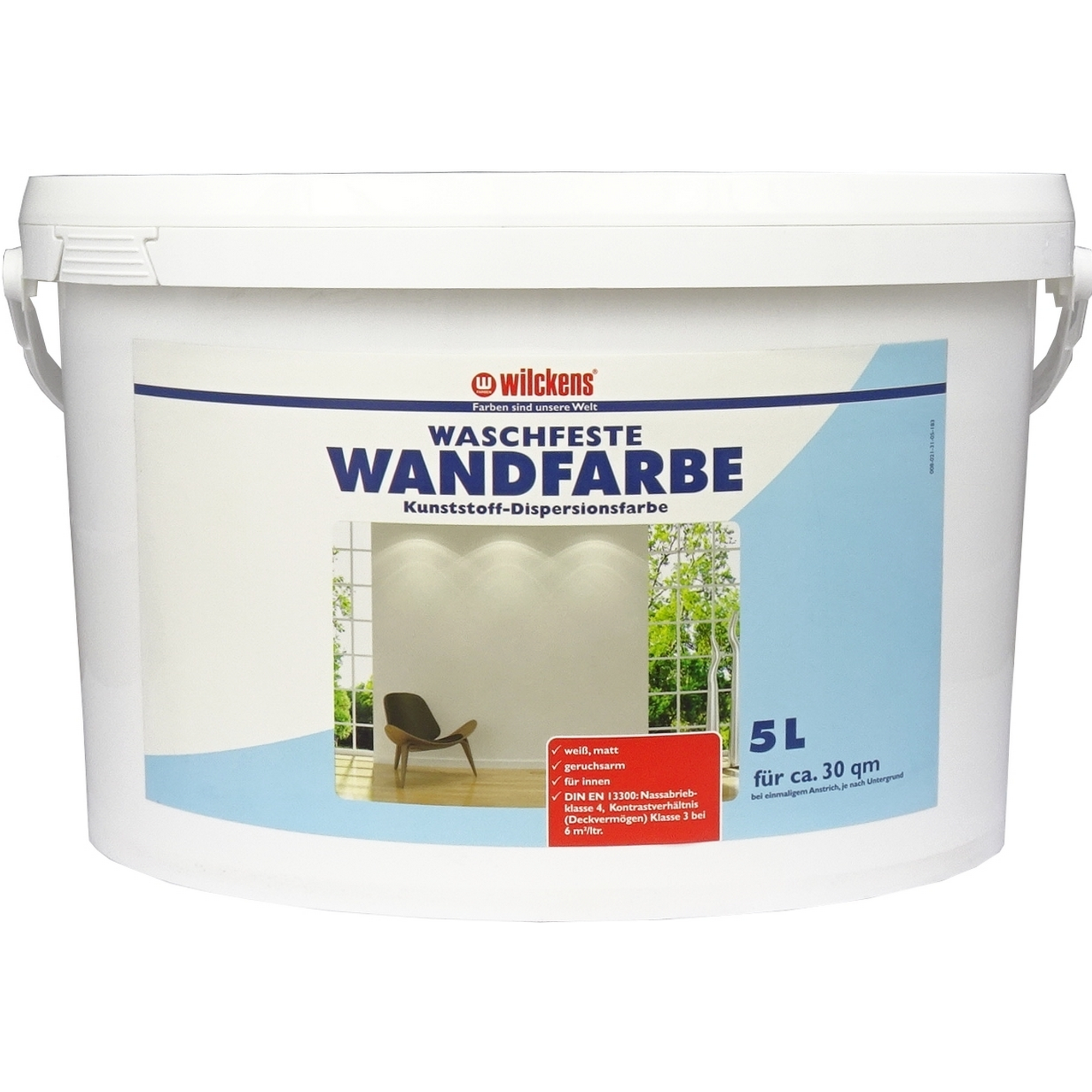 Wandfarbe weiß 5 l + product picture