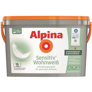 Wandfarbe 'Sensitiv Wohnweiß' weiß 10 l