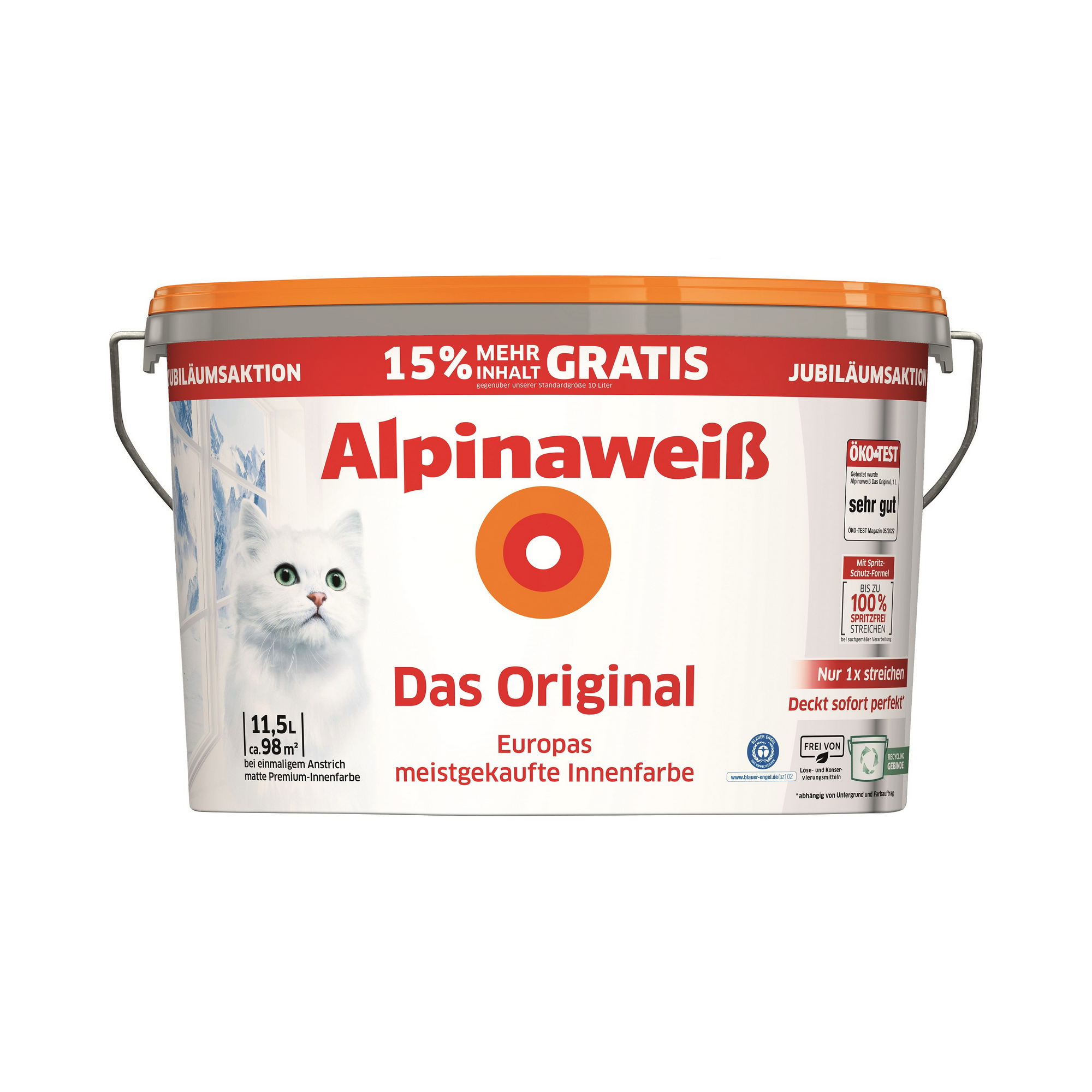 Innenfarbe 'Alpinaweiß Das Original' 11,5 l + product picture