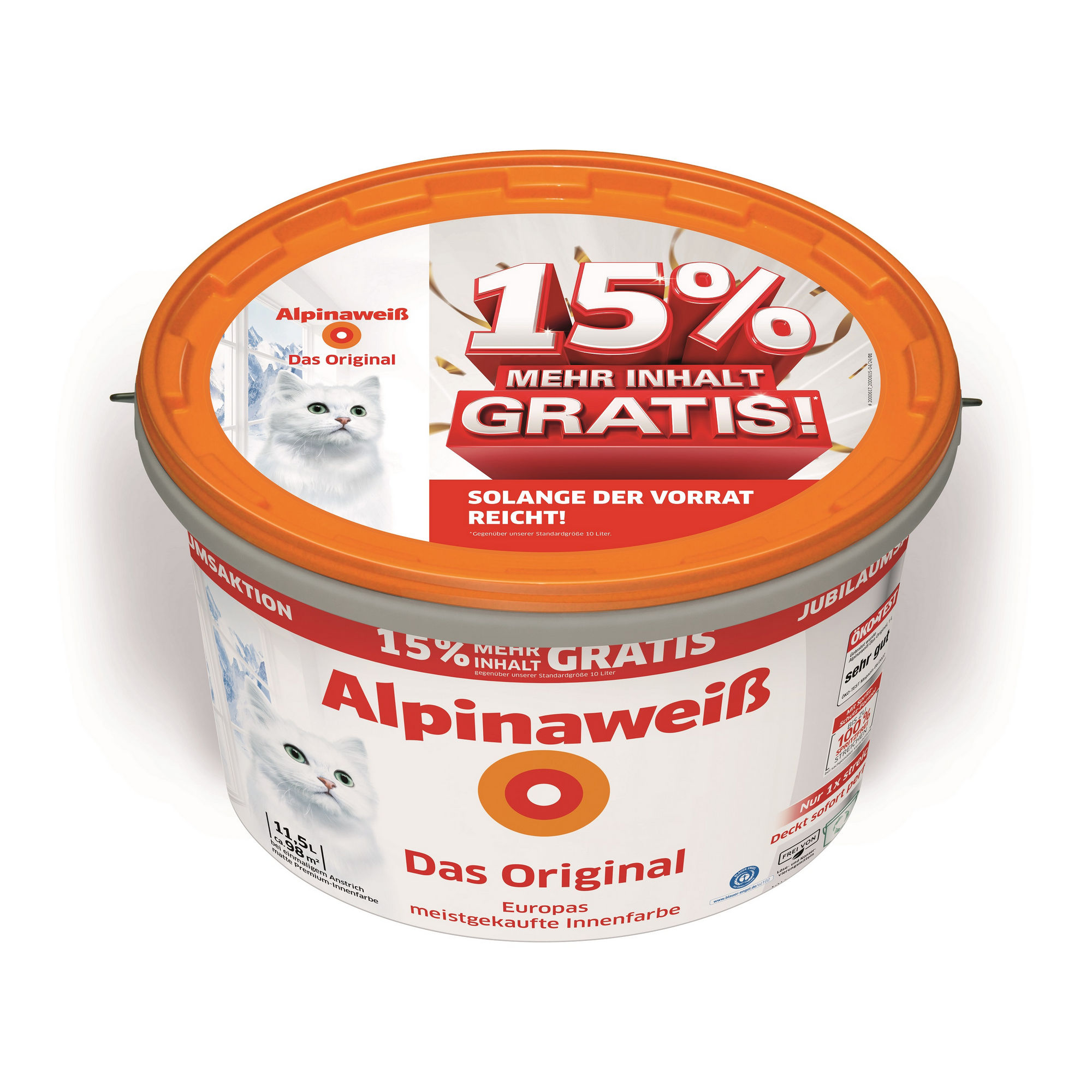 Innenfarbe 'Alpinaweiß Das Original' 11,5 l + product picture