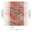 Verkleinertes Bild von Vliestapete 'The Wall II' Palmenblätter beige/rot 3-teilig 59 x 280 cm