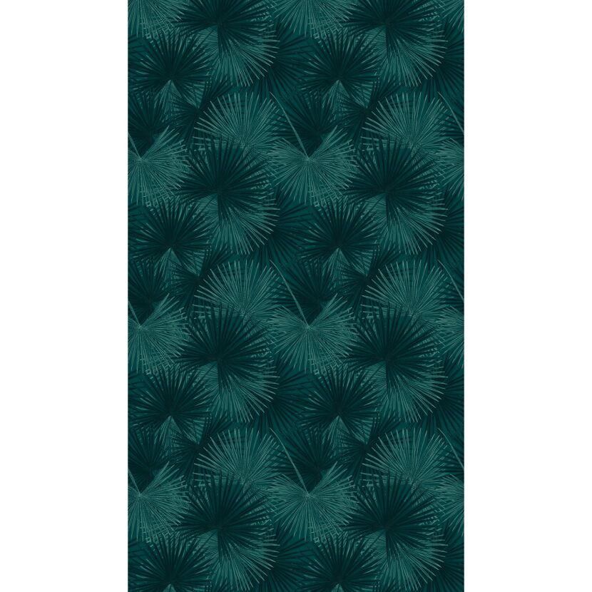 Muster aus dunkelgrünen Palmwedeln