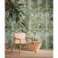 Verkleinertes Bild von Vliestapete 'The Wall II' Fenster floral grün 3-teilig 159 x 280 cm