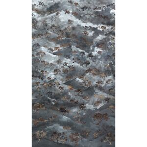 Vliestapete 'The Wall II' Berge Bäume grau 3-teilig 159 x 280 cm