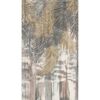 Graue und goldene Palmwedel