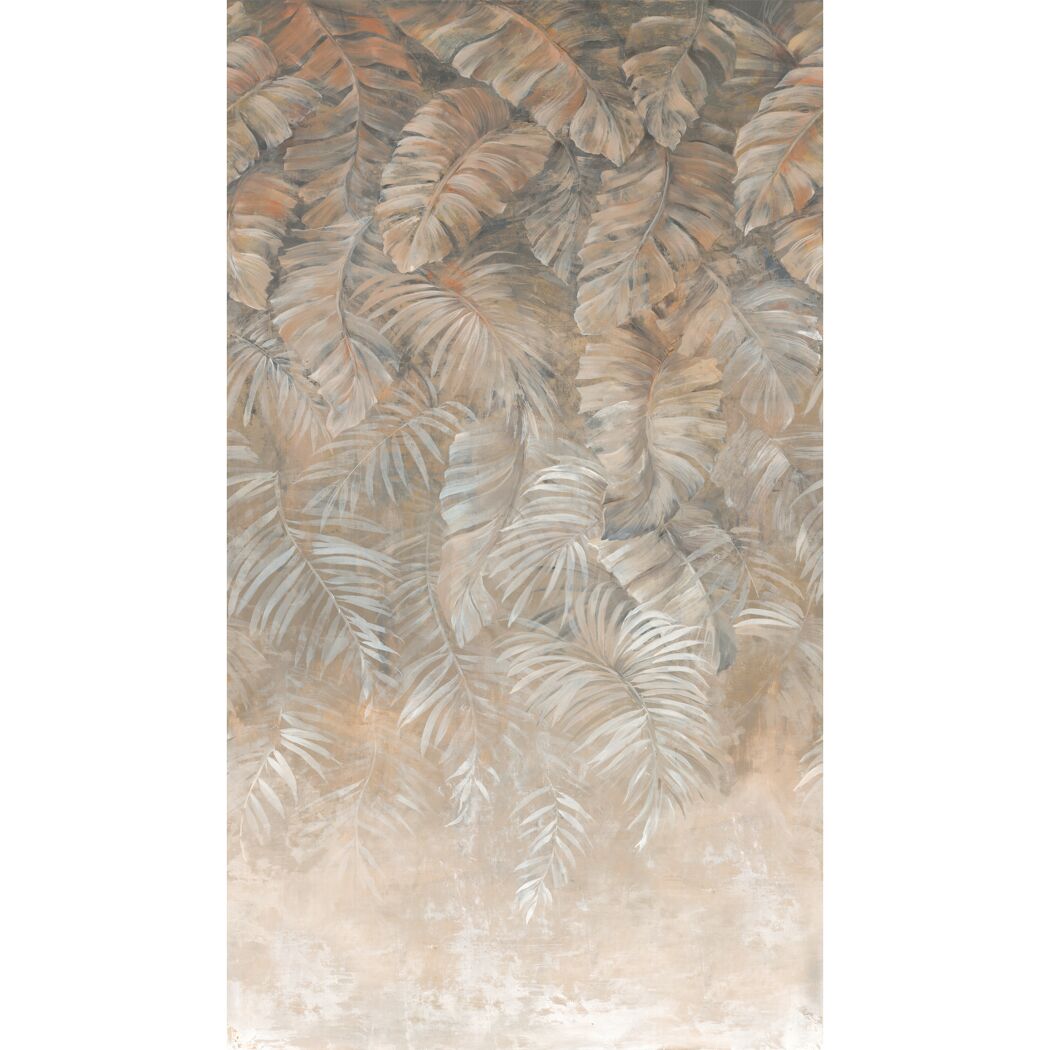Beige Palmblätter