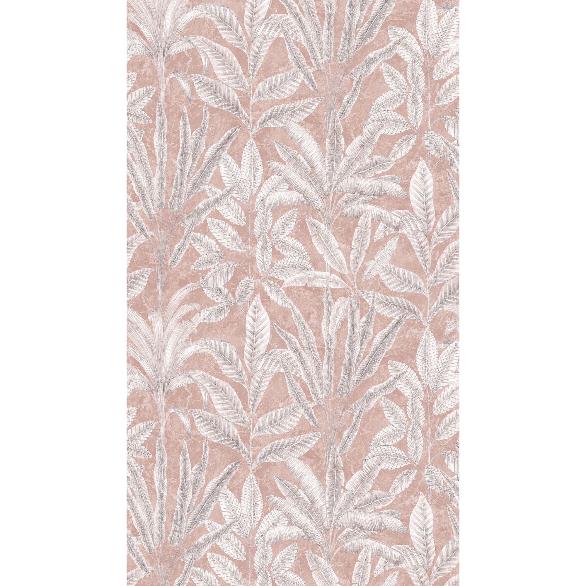 Rosa Hintergrund mit Blättern