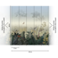 Verkleinertes Bild von Vliestapete 'The Wall II' Palmen Nebel beige 5-teilig 265 x 280 cm