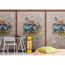 Zimmer mit Graffiti-Fototapete