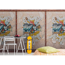 Vliestapete 'The Wall II' Stein Graffiti bunt 3-teilig 1,59 x 2,80 m