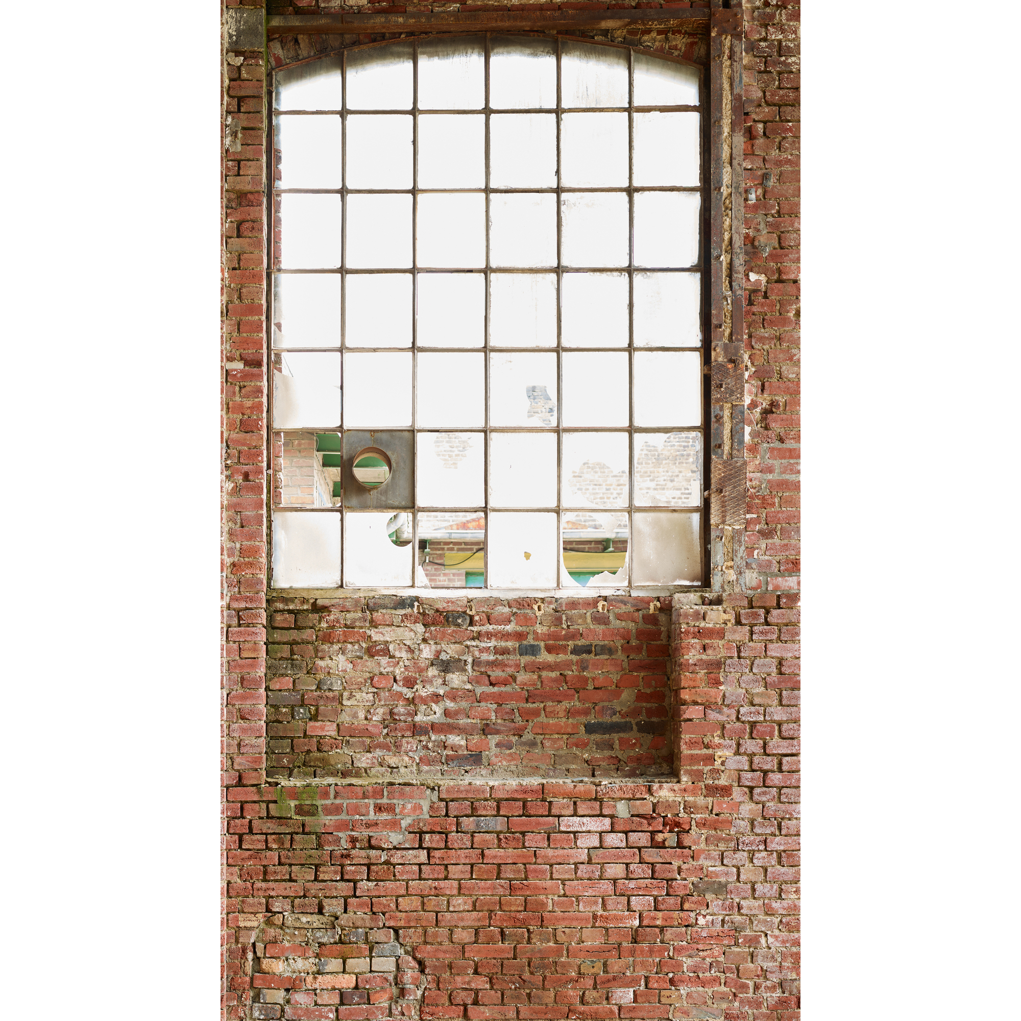 Vliestapete 'The Wall II' Stein Fenster braun 3-teilig 159 x 280 cm + product picture