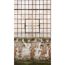 Altes Fenster mit Sprossen und Backsteinwand
