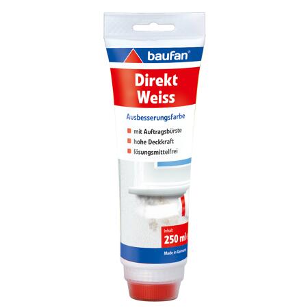 2. Bild von Wandfarbe weiß stumpfmatt 250 ml