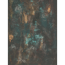 Verkleinertes Bild von Vliestapete 'The Wall II' Patinaeffekt petrol 4-teilig 159 x 280 cm
