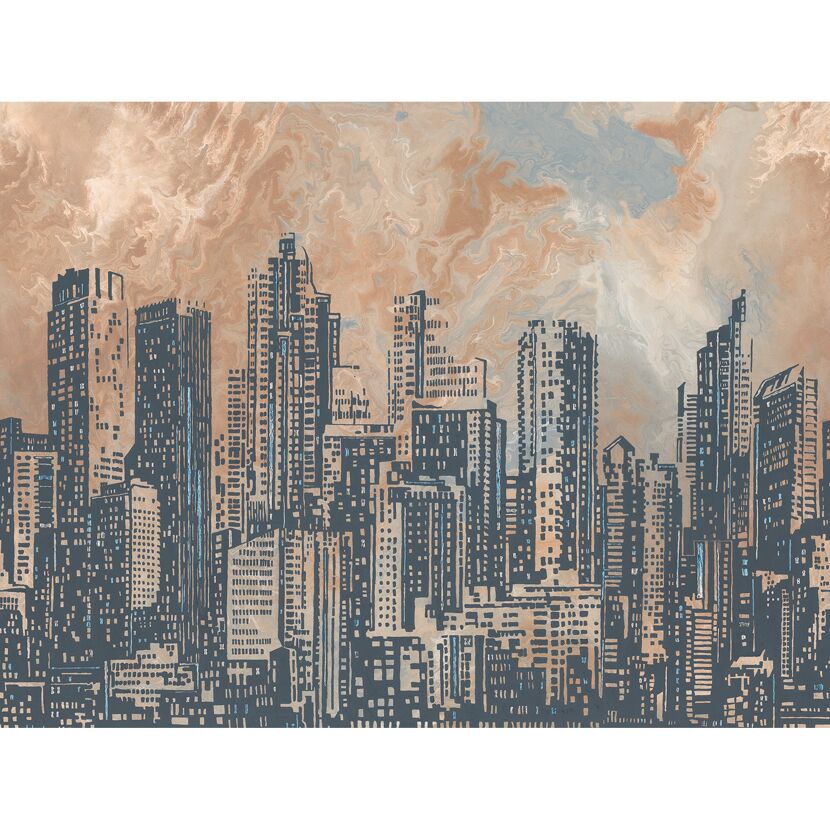 Zeichnung einer Skyline