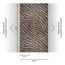 Vliestapete 'The Wall II' Zebramuster braun 3-teilig 1,59 x 2,80 m