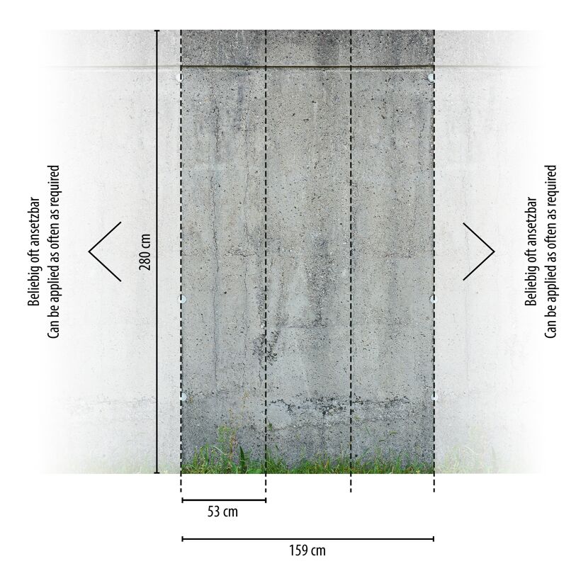 Betonwand